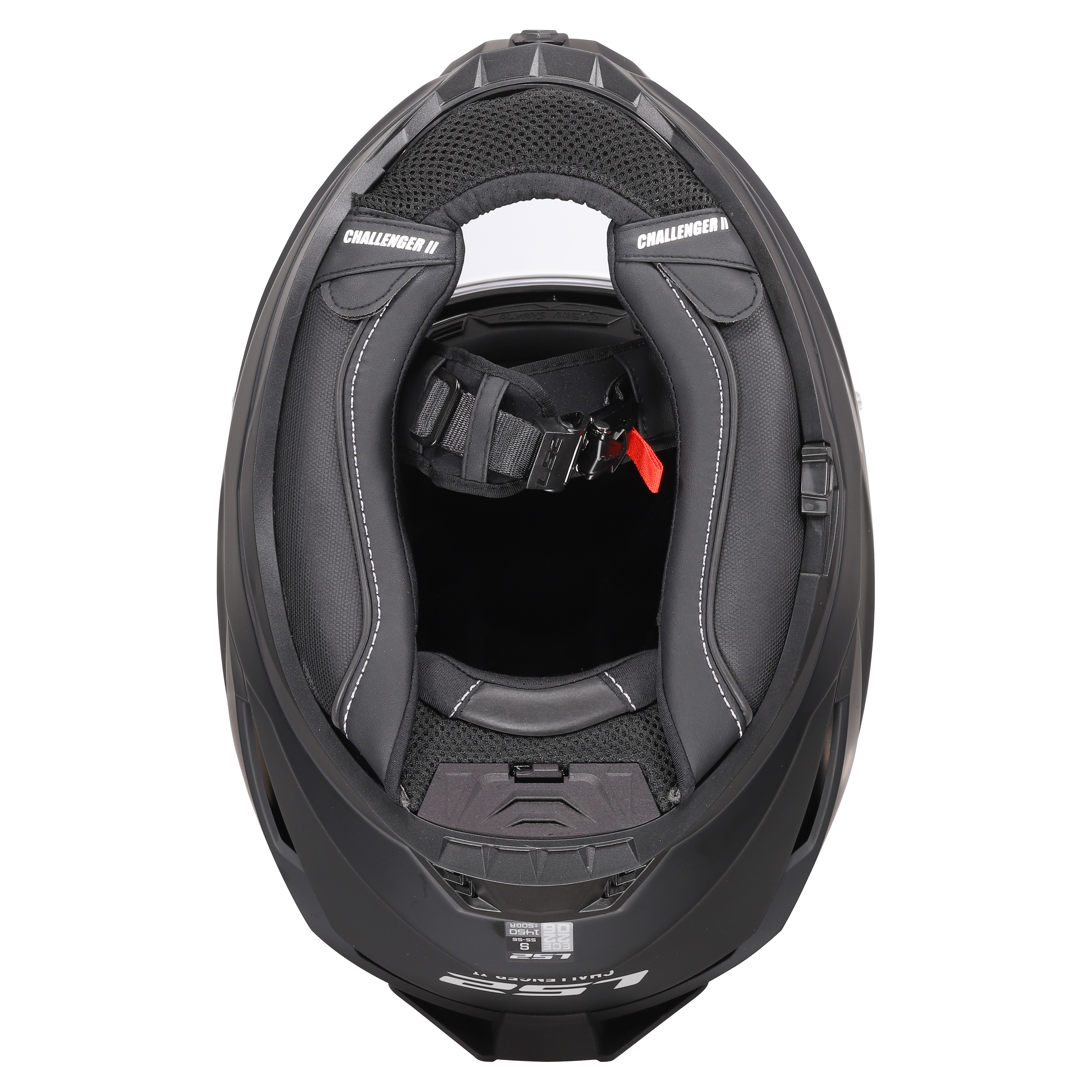 LS2 FF817 CHALLENGER II SOLID MATT BLACK 168170011 (15)